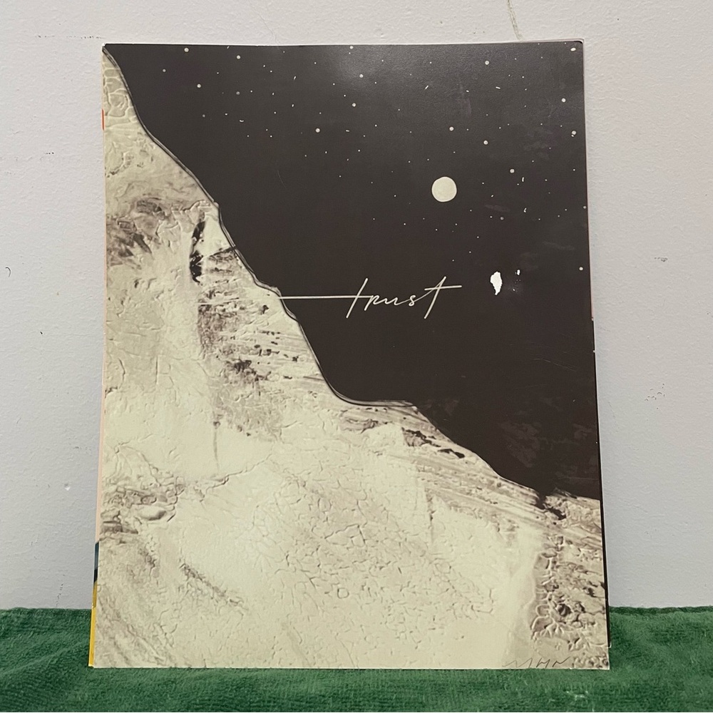 Morgan Harper Nichols Poster Trust Script Wall Art Print - Black & Cream